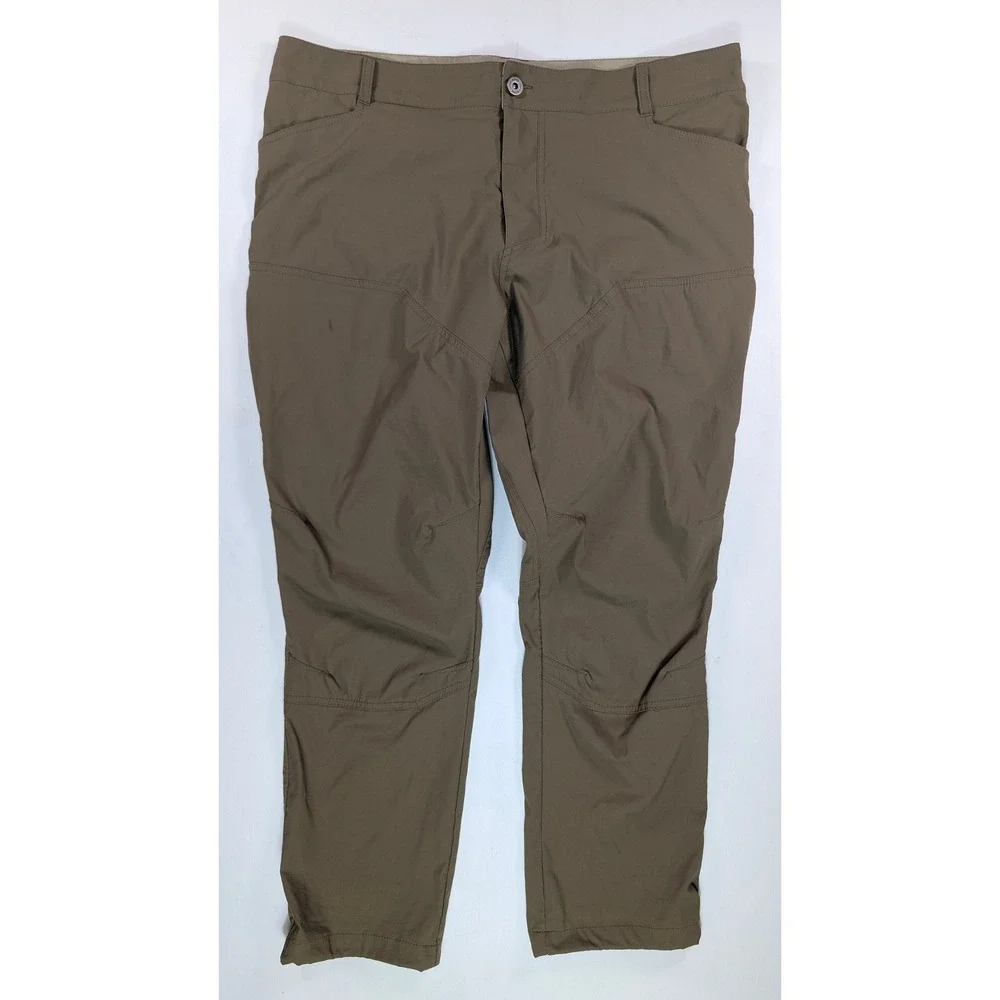 Kuhl Freeflex Style Mens 40x30 Hiking Pants Brown Outdoor Trekking